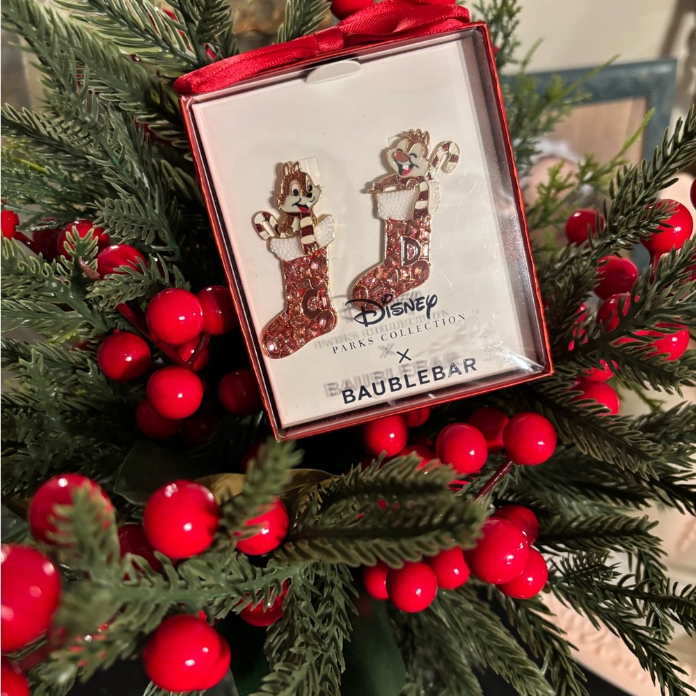 Disney x BaubleBar Chip and Dale Earrings